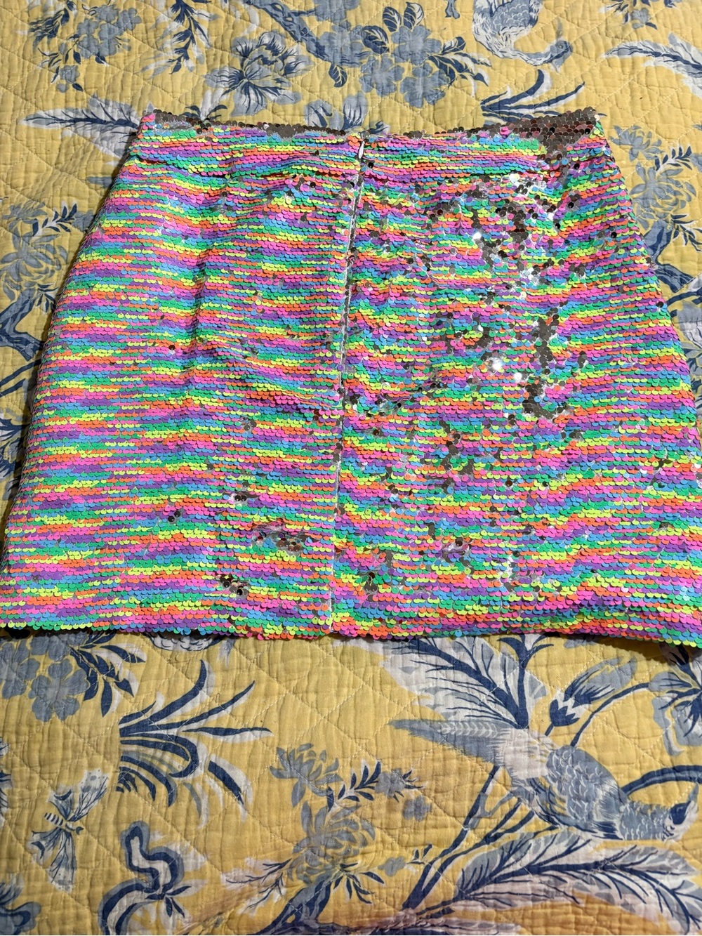Jess Lea Sequin Mini Skirt in Multicolor Sz. medium - Picture 5 of 8